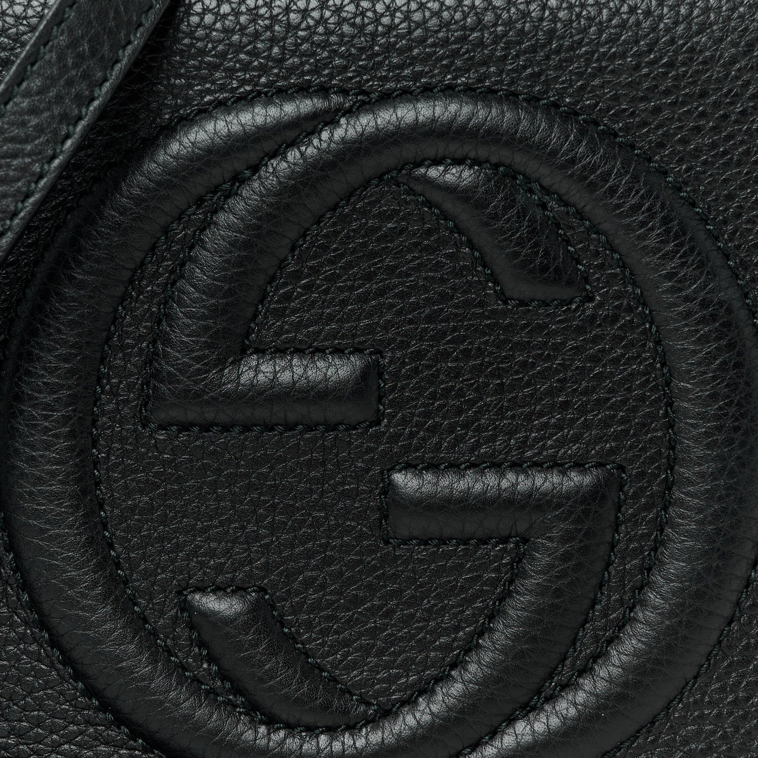 Gucci Pebbled Calfskin Small Soho Disco Bag Black 9 of 12