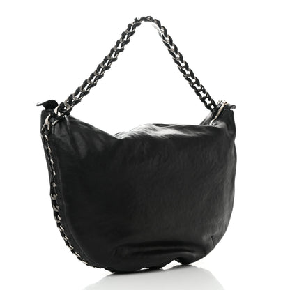 Chanel Calfskin Modern Chain Hobo Black 3 of 12
