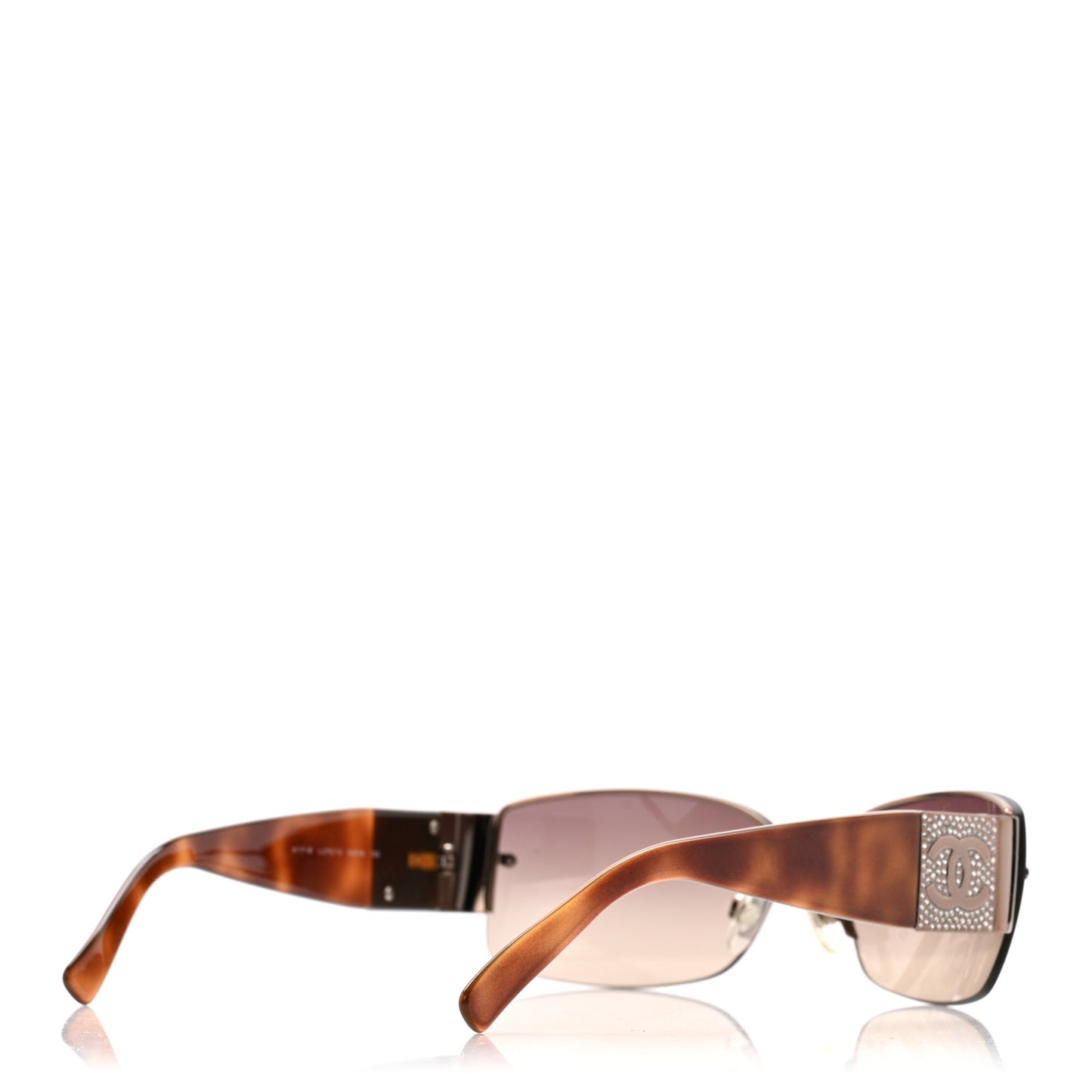 Crystal CC Sunglasses 4117-B Tortoise