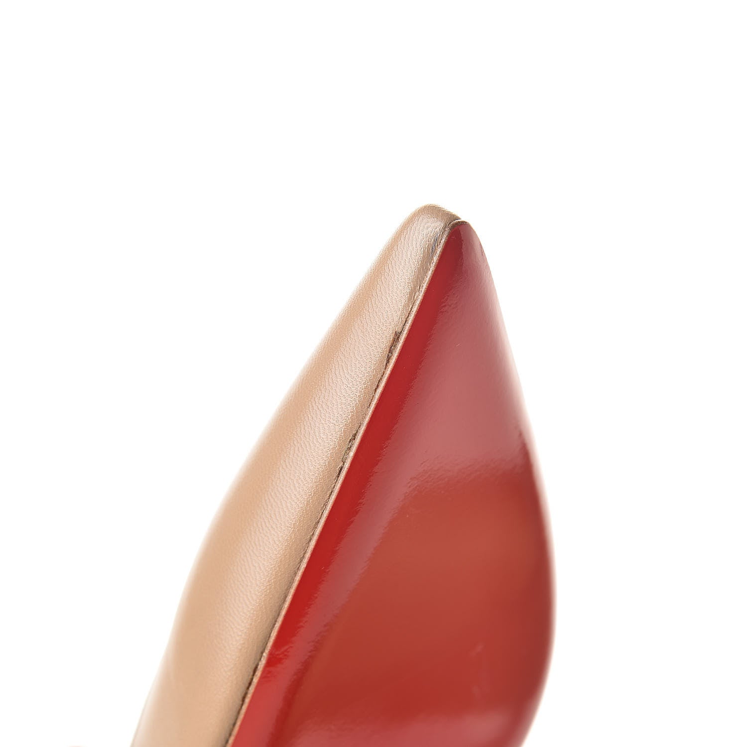 Christian Louboutin Kid Apostrophy 70 Pumps 36 Dune 8 of 9