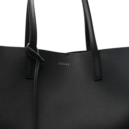 Versace Calfskin Virtus Tote Black 8 of 10