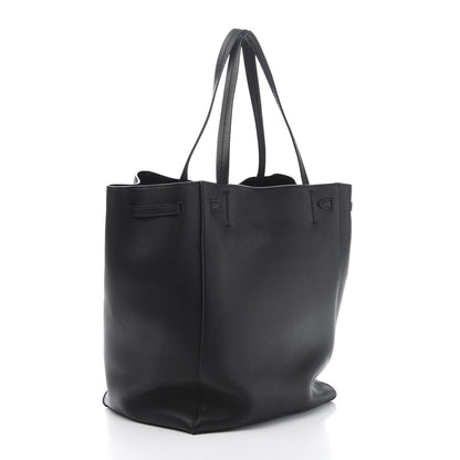 Celine Soft Grained Calfskin Medium Belt Cabas Phantom Black 3 of 11