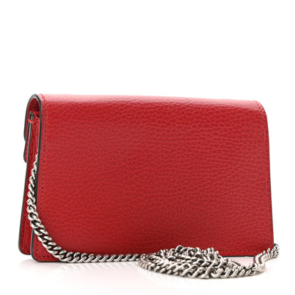 Gucci Calfskin Super Mini Dionysus Shoulder Bag Hibiscus Red 3 of 10