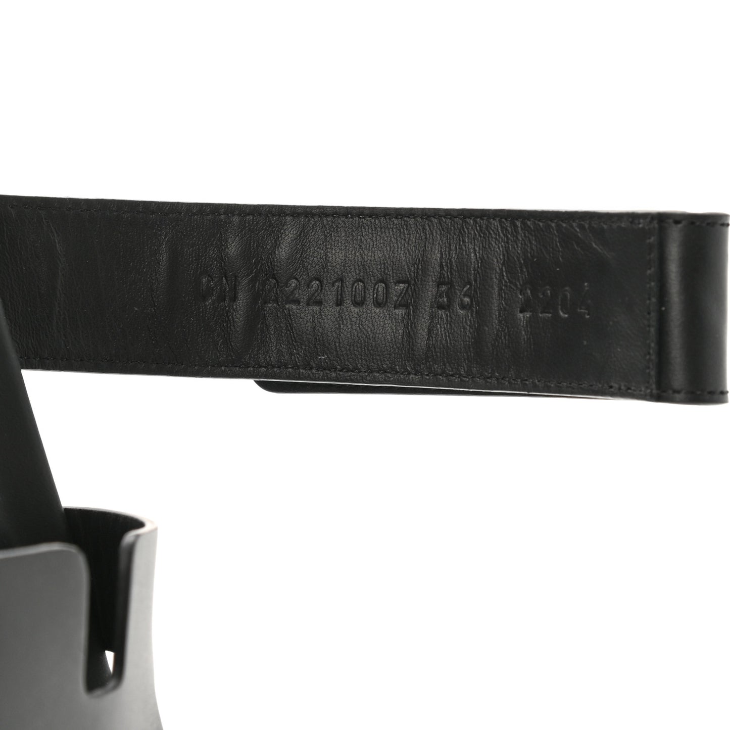 Calfskin Womens Chypre Sandals 36 Black