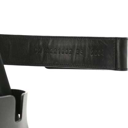 Hermes Calfskin Womens Chypre Sandals 36 Black 8 of 9