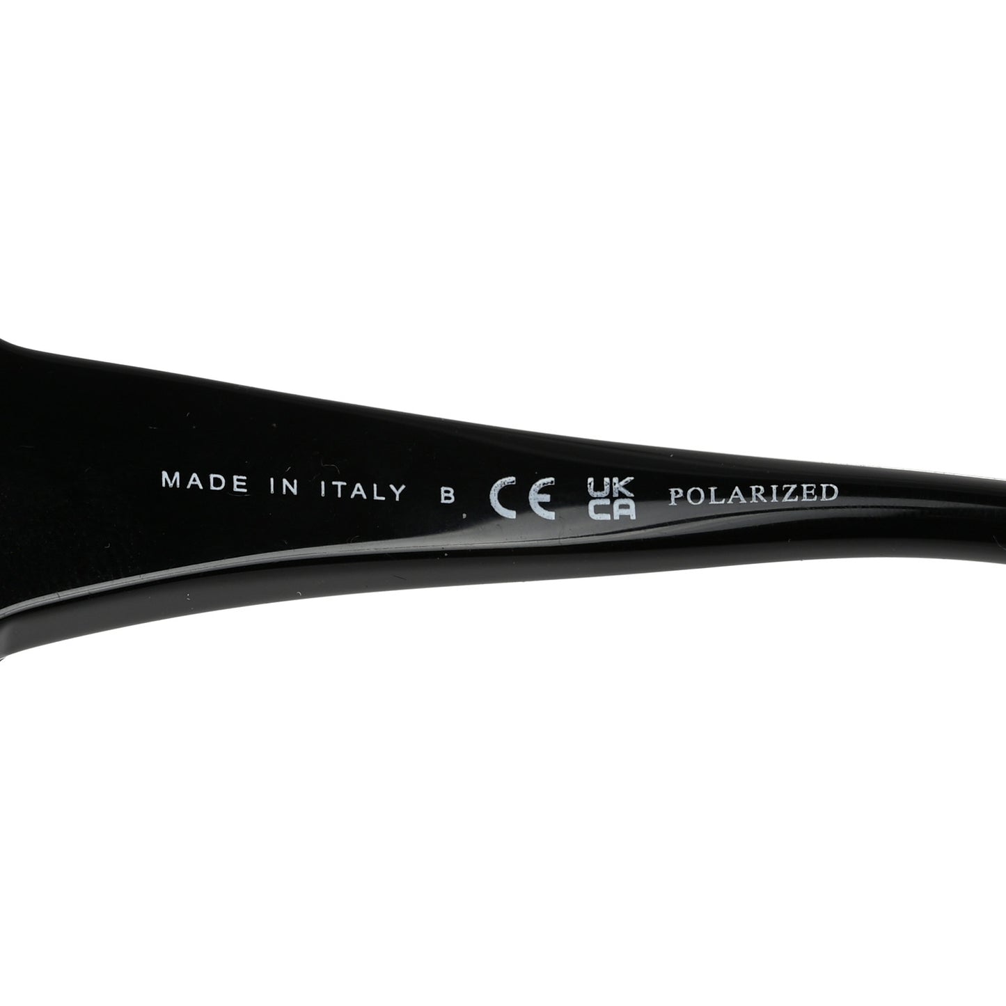 Acetate Calfskin Square Sunglasses 5474-Q-A Black