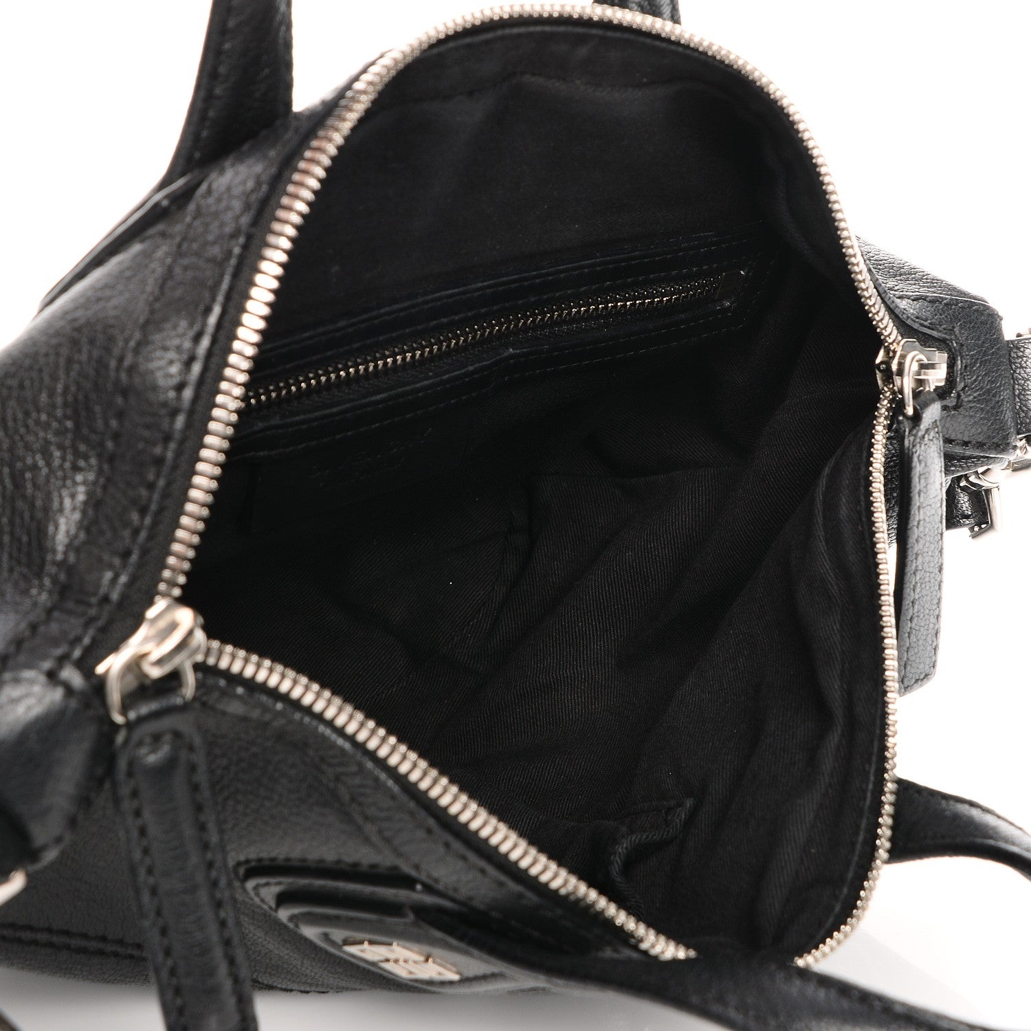 Givenchy Sugar Goatskin Micro Nightingale Black 6 of 9