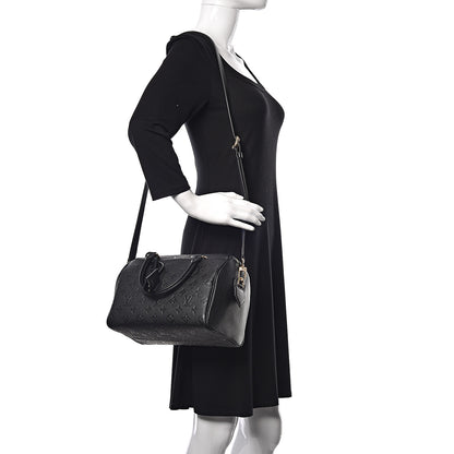 Louis Vuitton Empreinte Speedy Bandouliere 25 NM Black 3 of 13