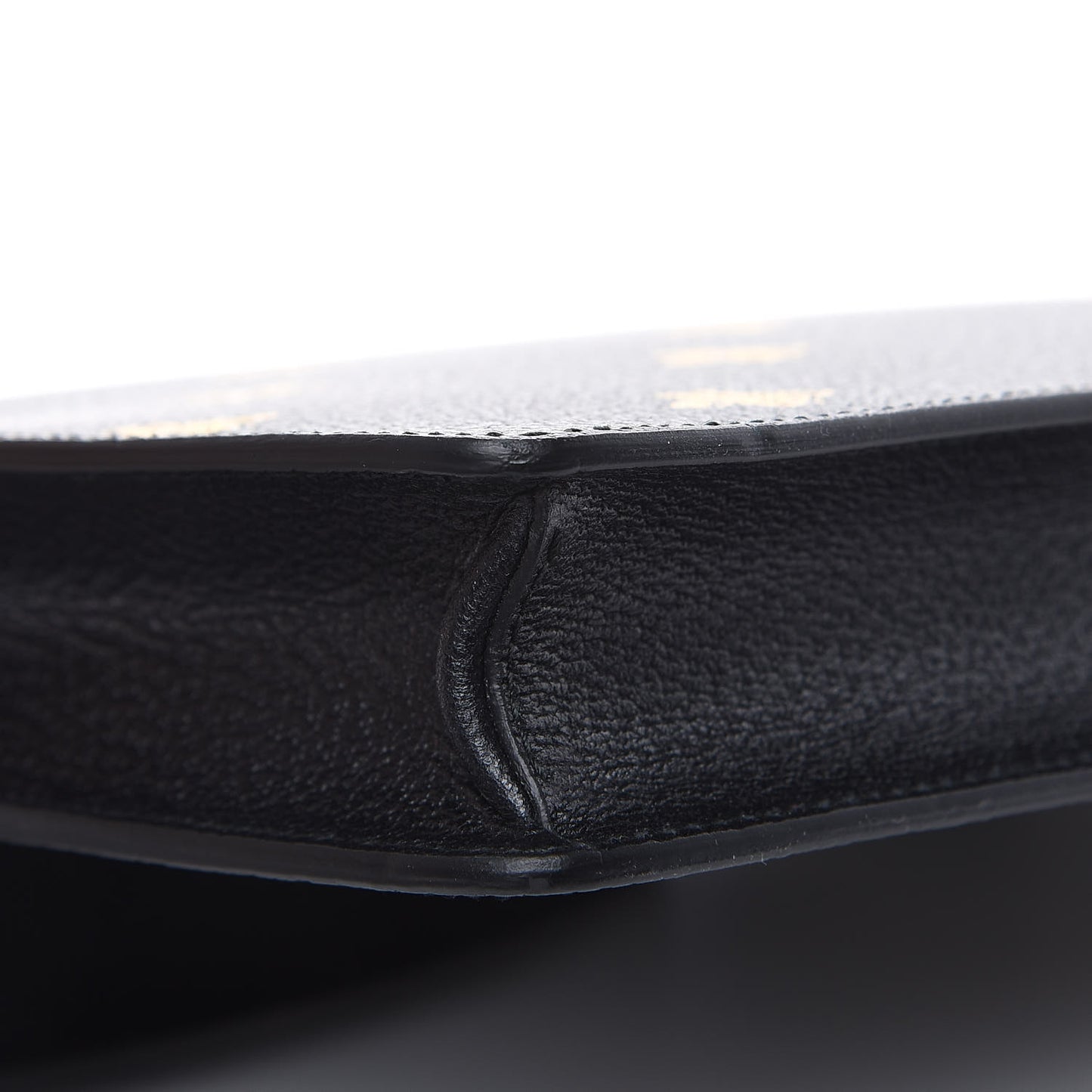 Grained Calfskin Bee Star Messenger Black