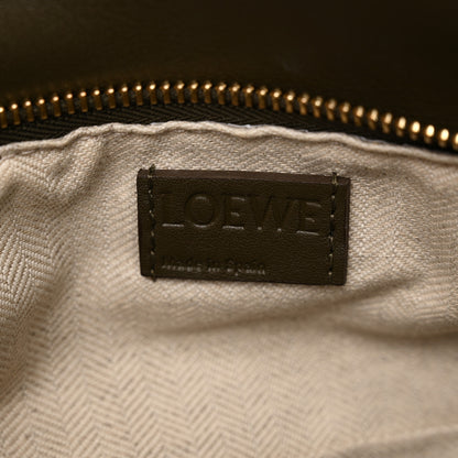 Loewe Calfskin Small Puzzle Bag Dark Khaki Green 6 of 10