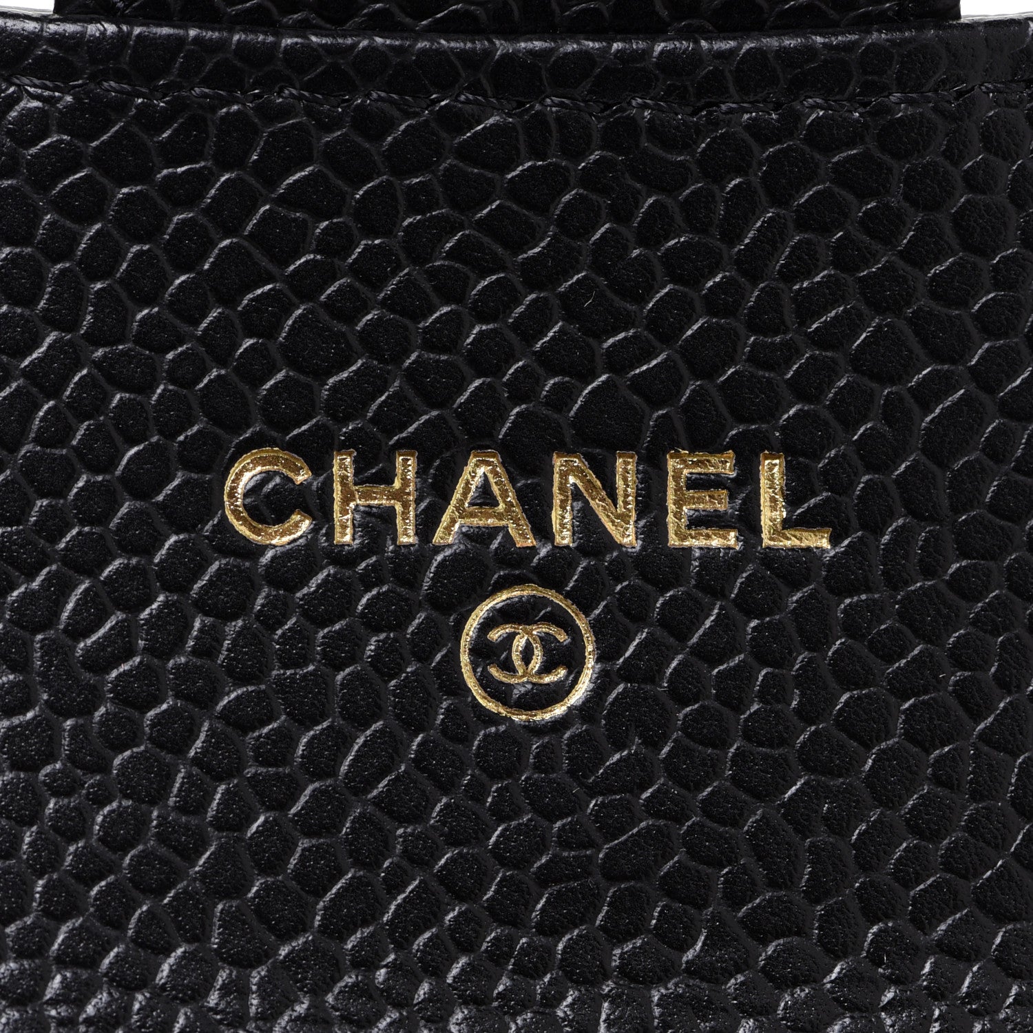 Chanel Caviar Quilted Flap Card Holder Wallet Black 6 of 9