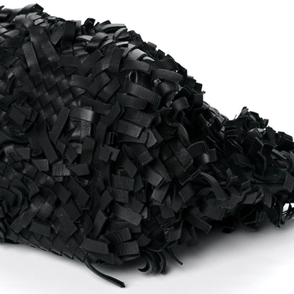 Bottega Veneta Nappa Intrecciato Patchwork Frayed Tote Black 9 of 9