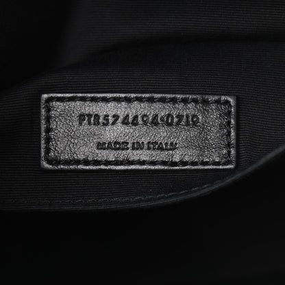 Saint Laurent Calfskin Matelasse Monogram Lou Camera Bag Black 9 of 10