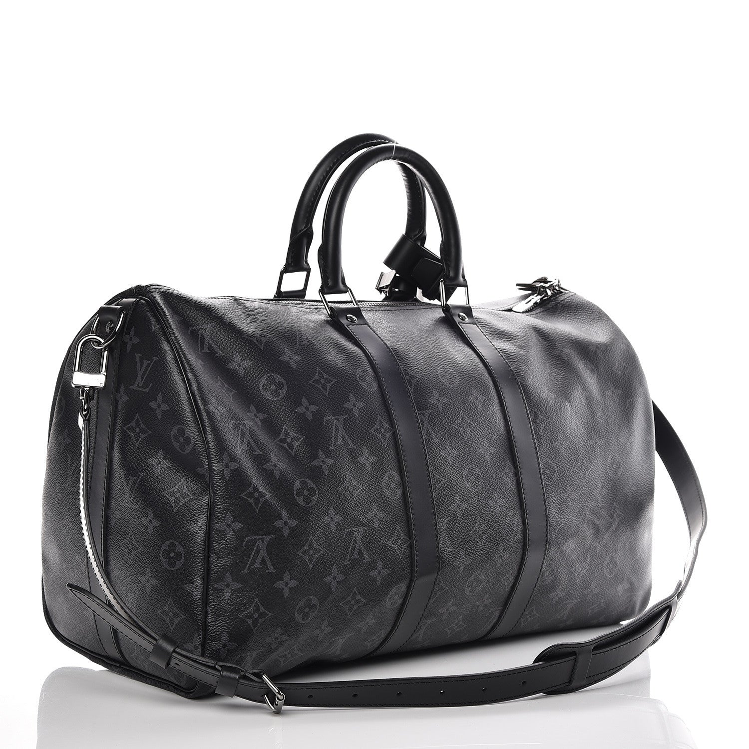 Louis Vuitton Monogram Eclipse Keepall Bandouliere 45 3 of 10