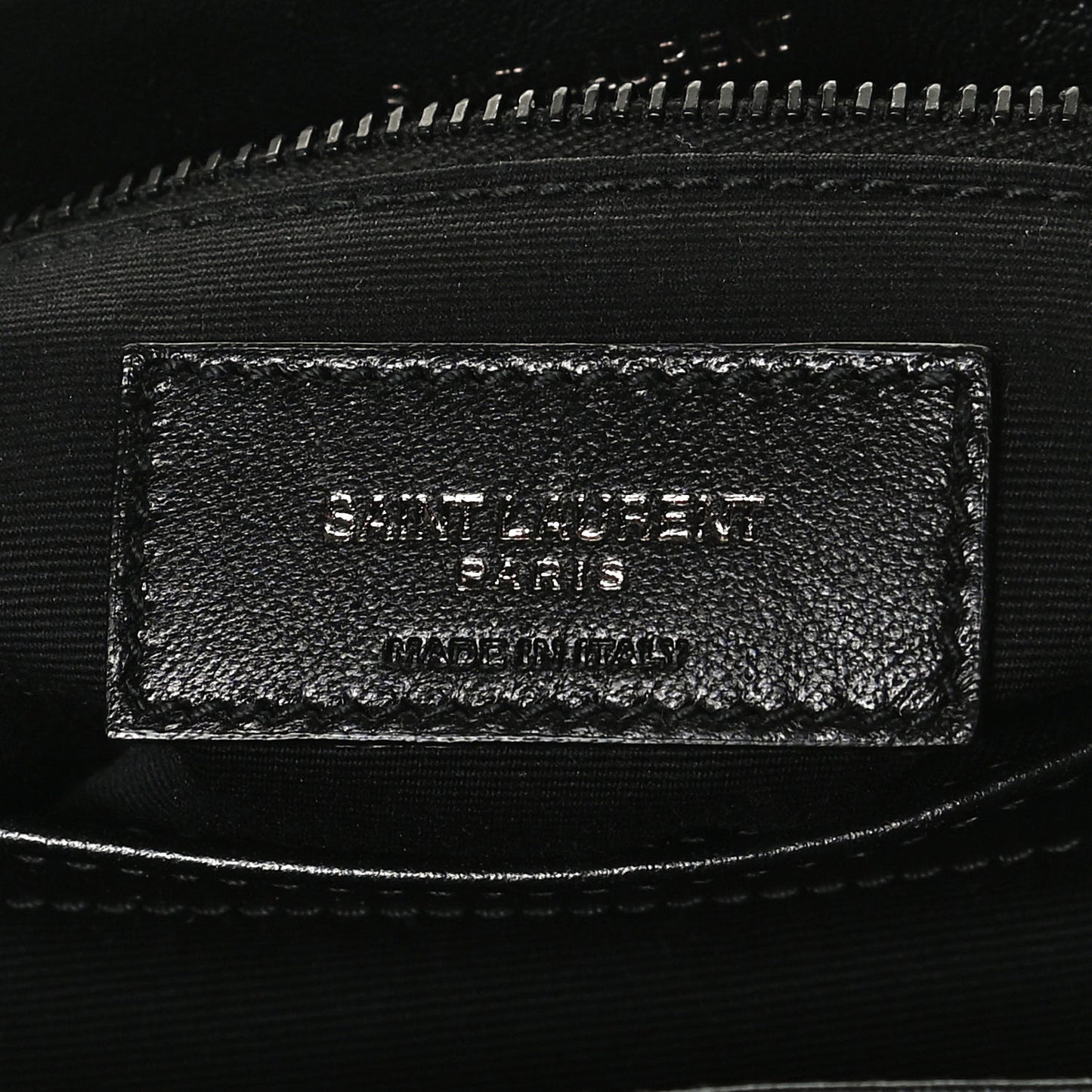 Calfskin Y Quilted Monogram Toy Loulou Crossbody Bag Black