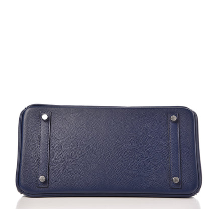 Hermes Epsom Birkin 30 Bleu Saphir 6 of 32