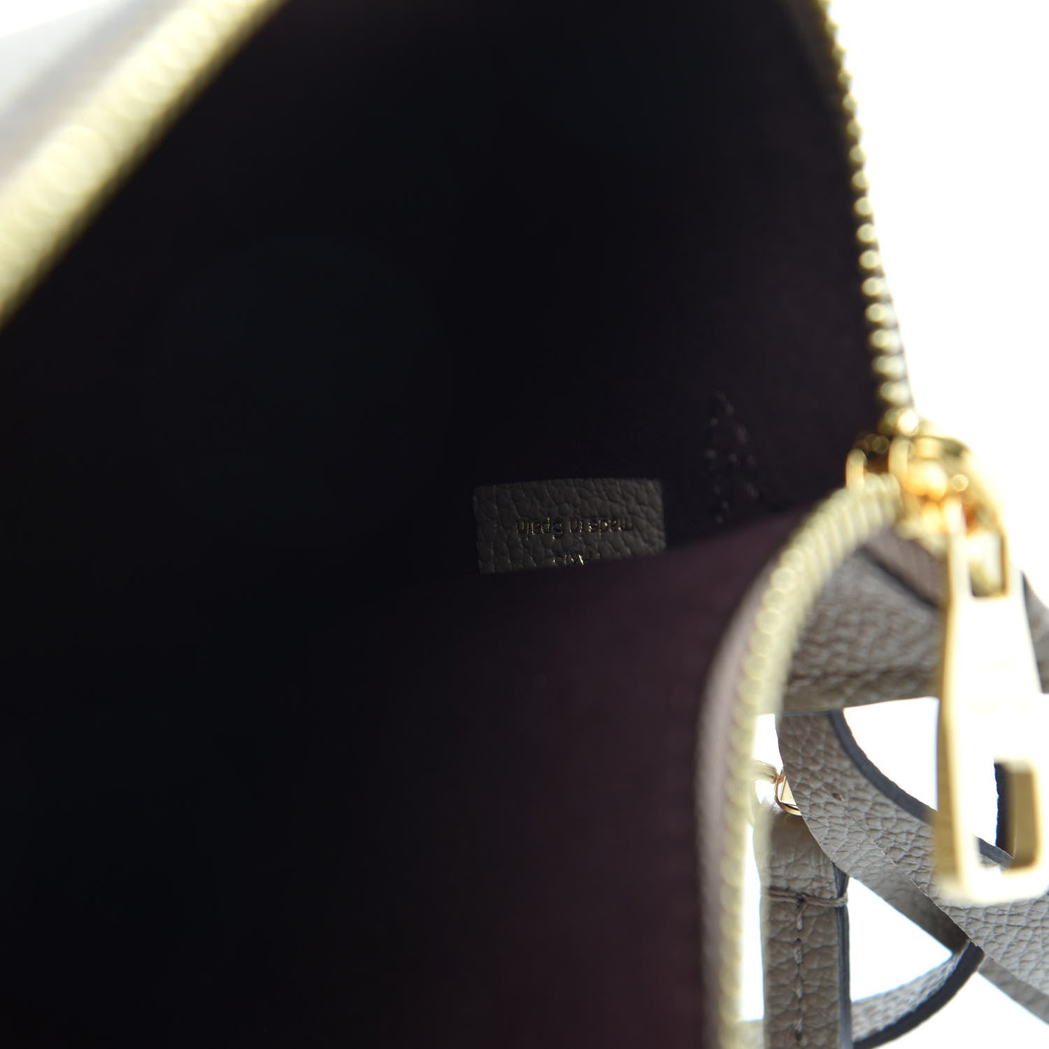 Louis Vuitton Empreinte Monogram Giant Neverfull MM Pochette Tourterelle 6 of 6