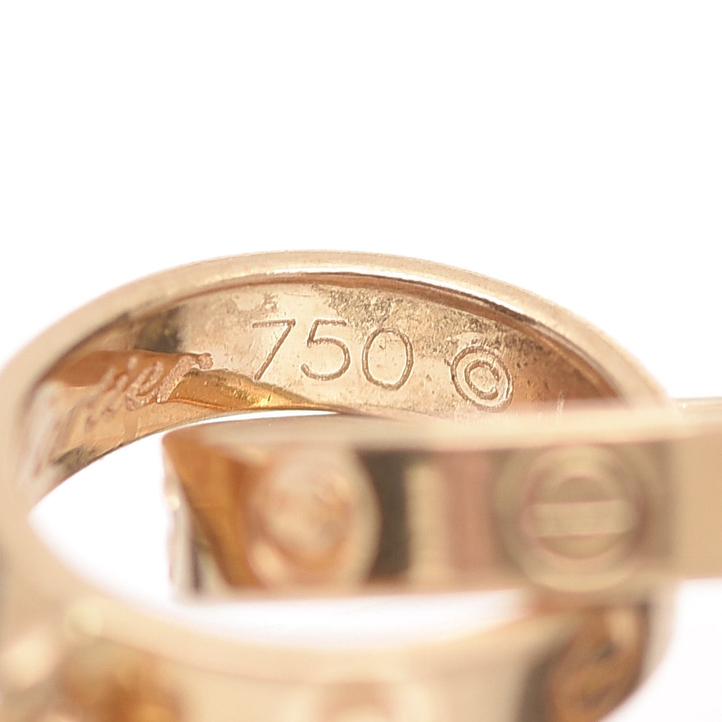 18K Yellow Gold Interlocking LOVE Bracelet