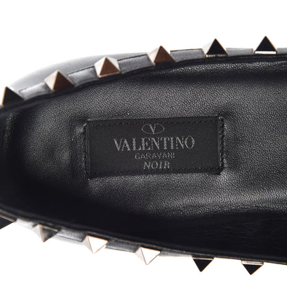 Valentino Garavani Nappa Rockstud Ballerina Flats 37 Black 8 of 9