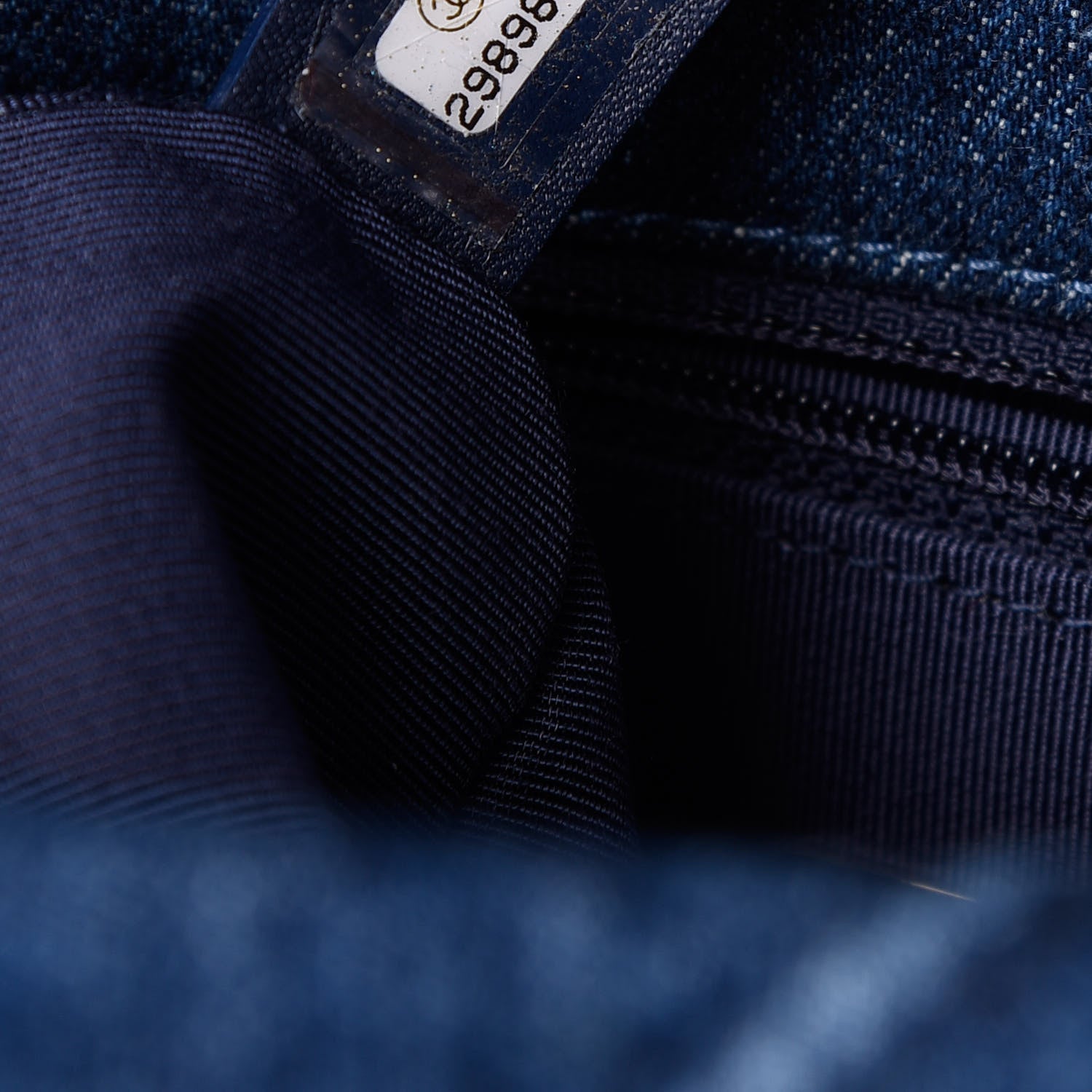 Chanel Denim Quilted Medium Chanel 19 Flap Blue 7 of 10