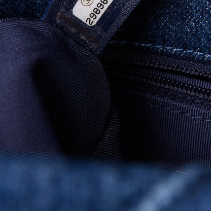 Chanel Denim Quilted Medium Chanel 19 Flap Blue 7 of 10