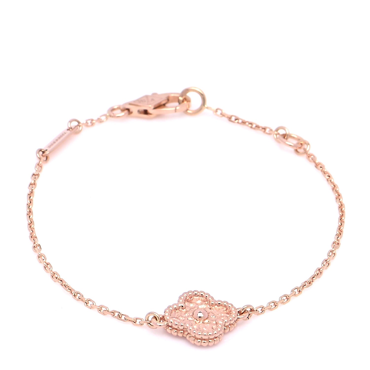Van Cleef & Arpels 18K Rose Gold Sweet Alhambra Bracelet 1 of 6