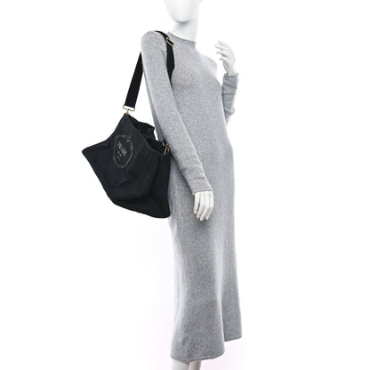 Prada Canapa Logo Tote Black 2 of 8