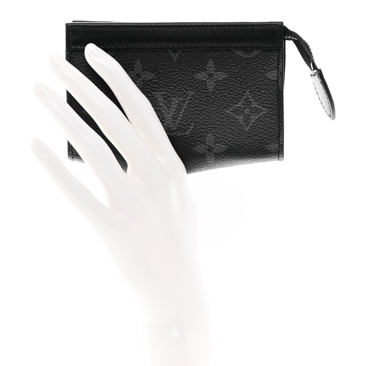 Louis Vuitton Monogram Eclipse Key Pouch Voyage 3 of 7