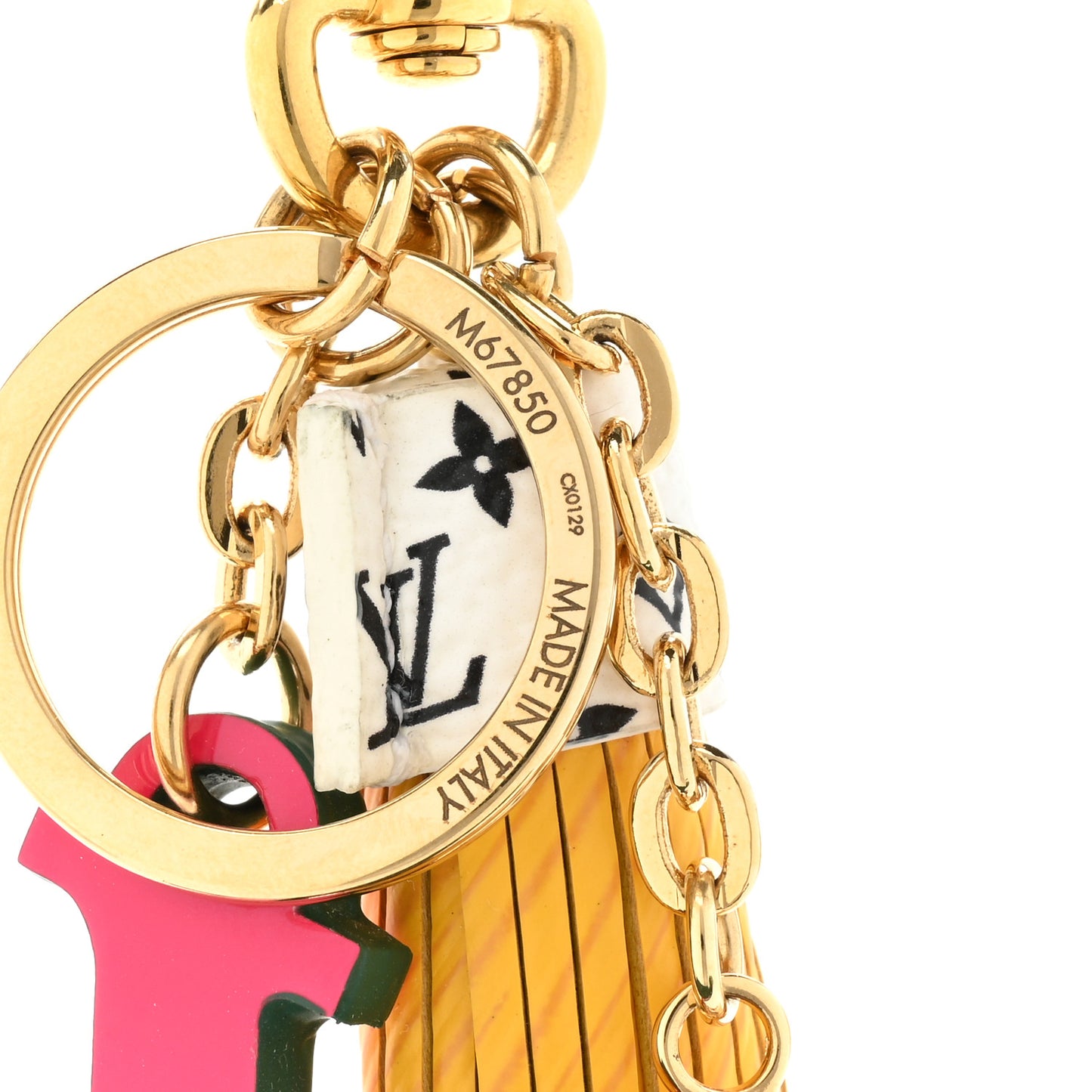 LV Pop Tassel Bag Charm and Key Holder