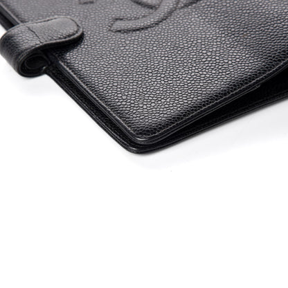 Chanel Caviar CC Medium Ring Agenda Planner Black 7 of 12