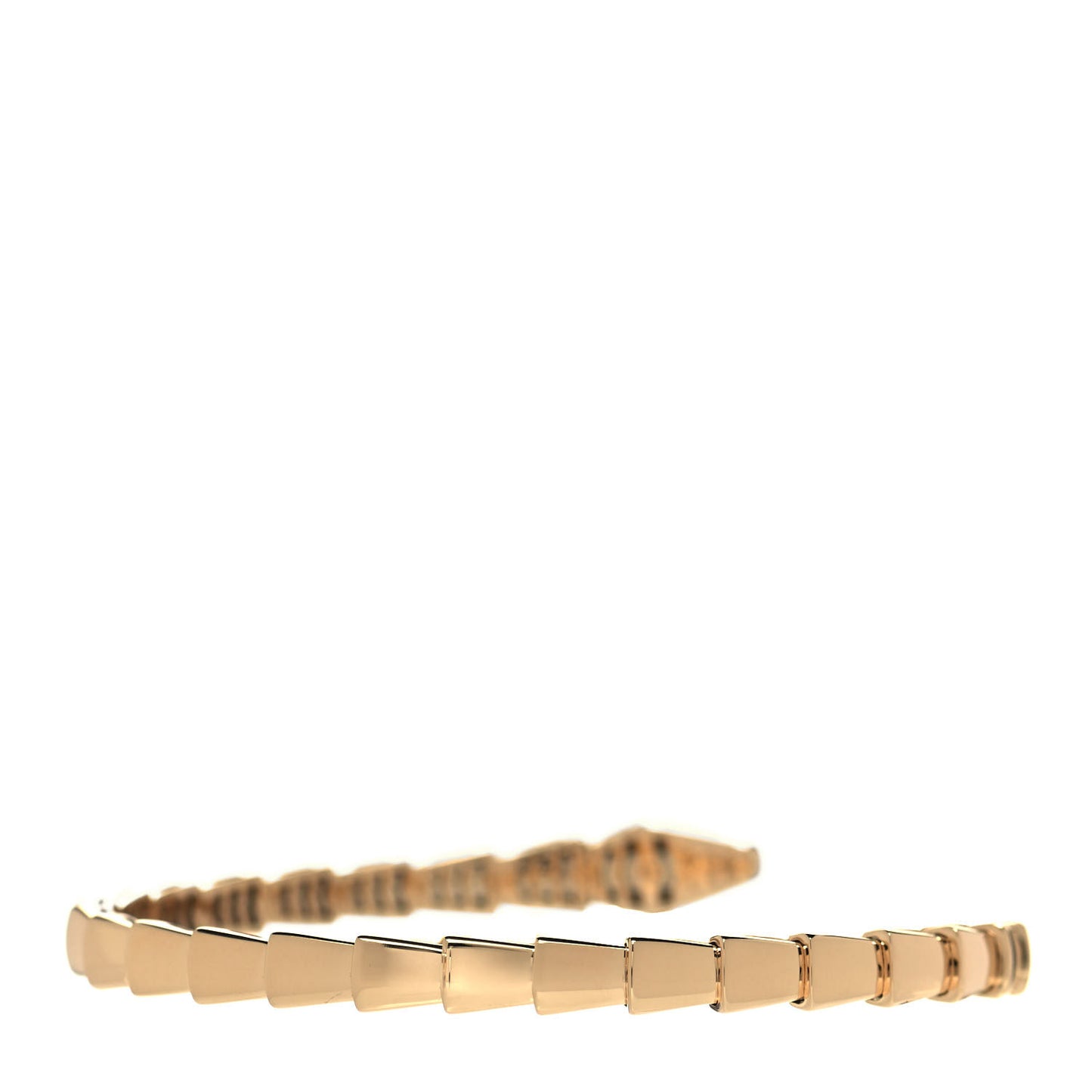 18K Yellow Gold Diamond Serpenti Viper Bracelet S