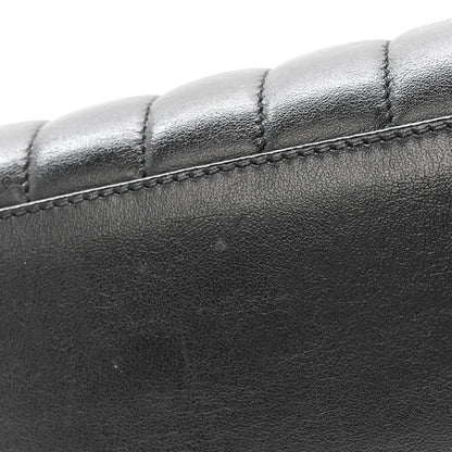 Saint Laurent Calfskin Y Quilted Monogram Medium Loulou Chain Satchel Black 12 of 17