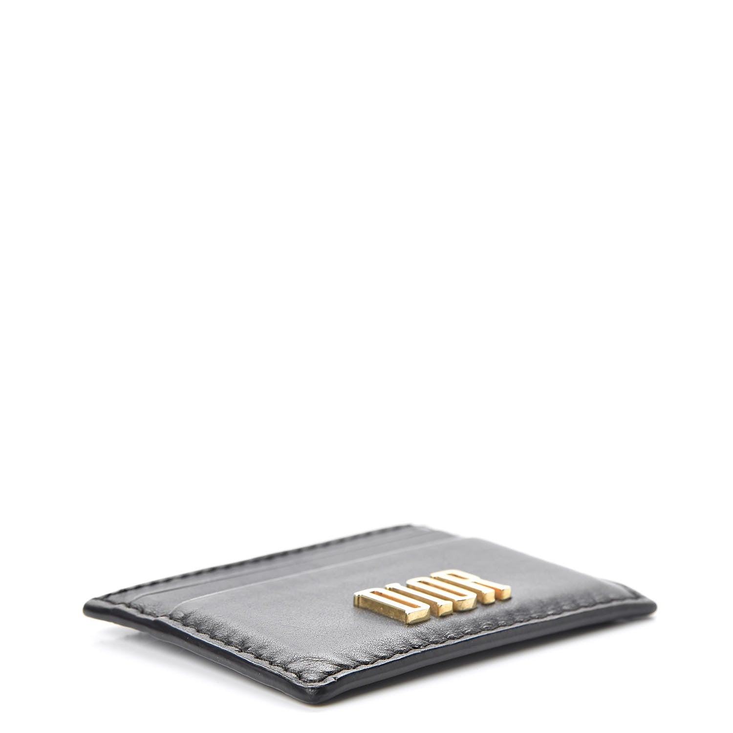Christian Dior Calfskin D-Fence Card Holder Black 4 of 10