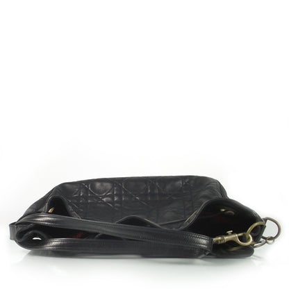 Christian Dior Leather Medium Cannage Tote Black 4 of 9
