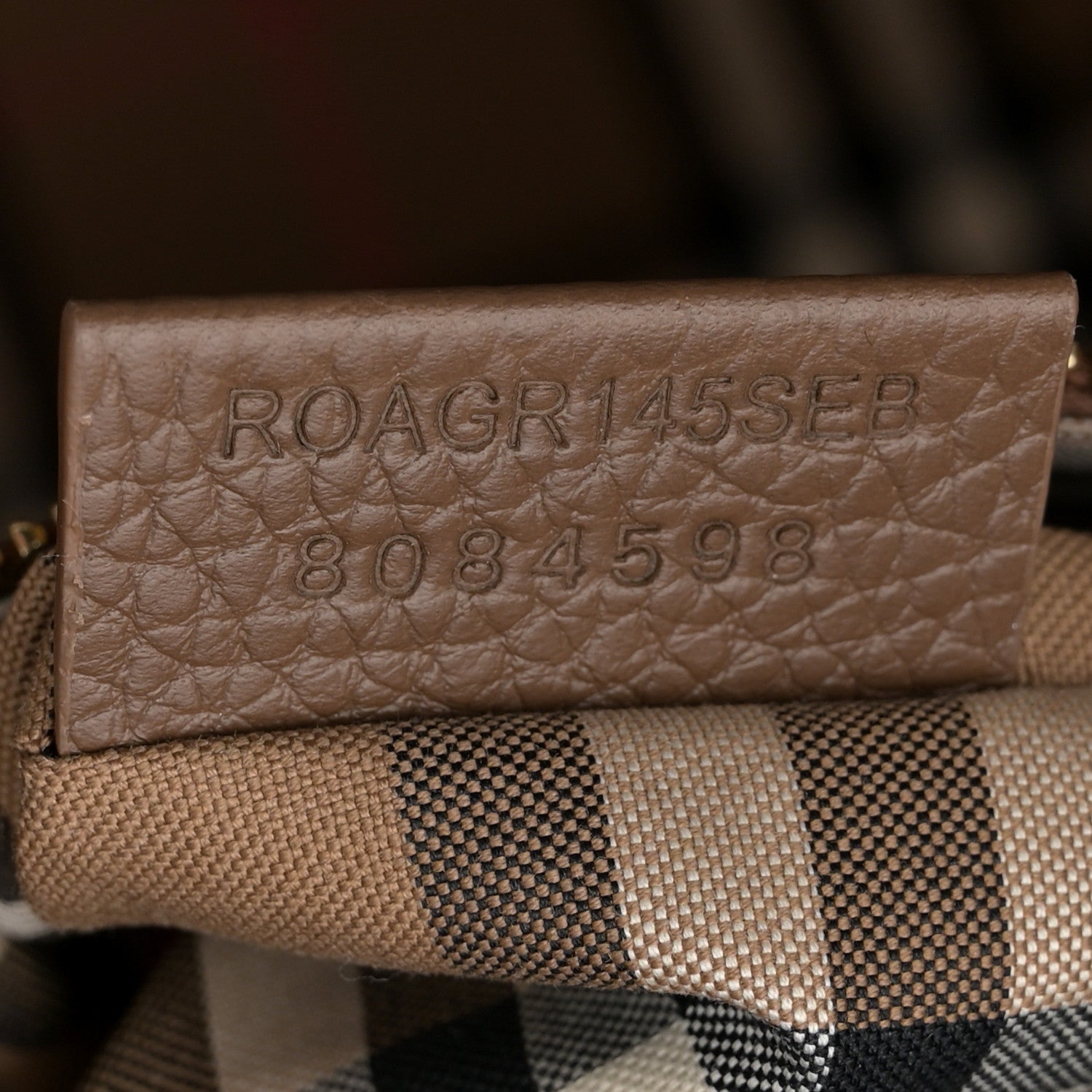 Burberry Grainy Calfskin Medium London Tote Bag Earth 8 of 12