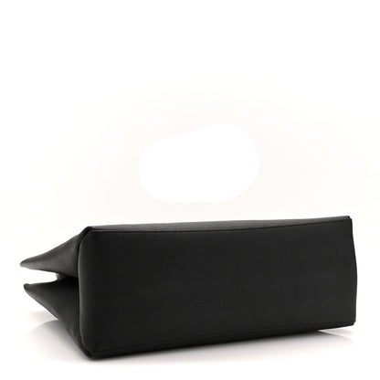 Louis Vuitton Grained Calfskin Lockme Shopper Black 4 of 9