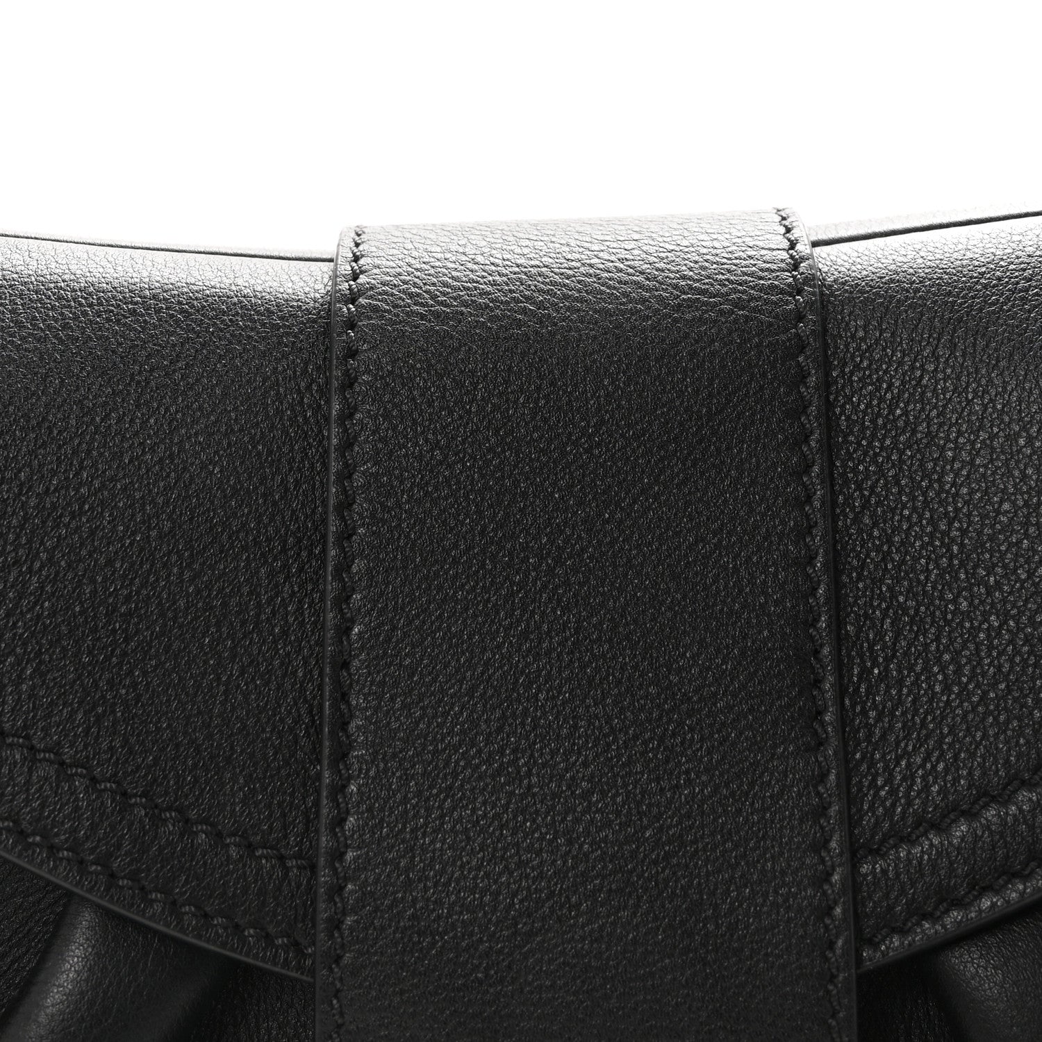 Celine Supple Grained Calfskin Medium Polly Black 7 of 9