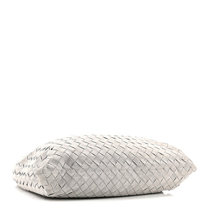 Bottega Veneta Suede Intrecciato Small Hop Sterling 4 of 9