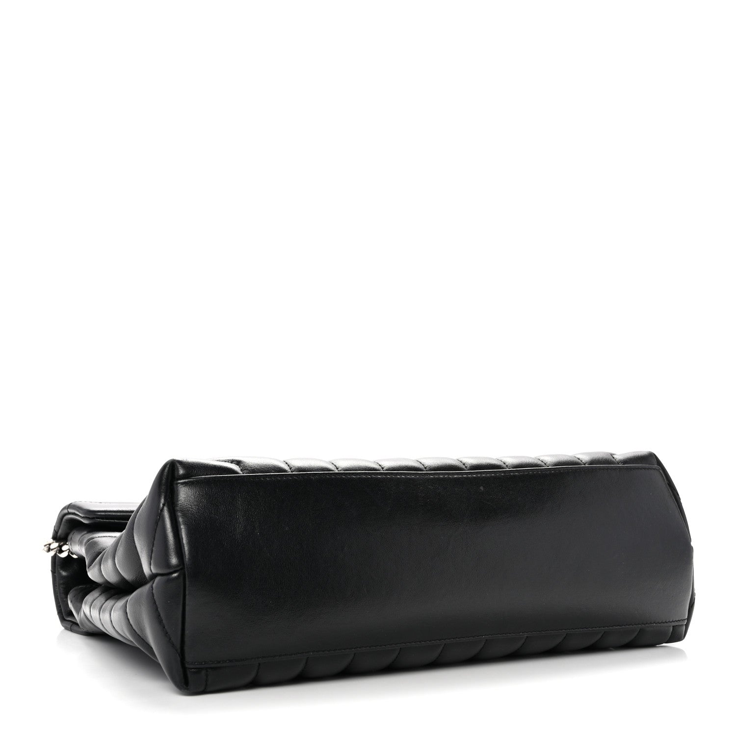 Saint Laurent Calfskin Y Quilted Monogram Medium Loulou Chain Satchel Black 4 of 14