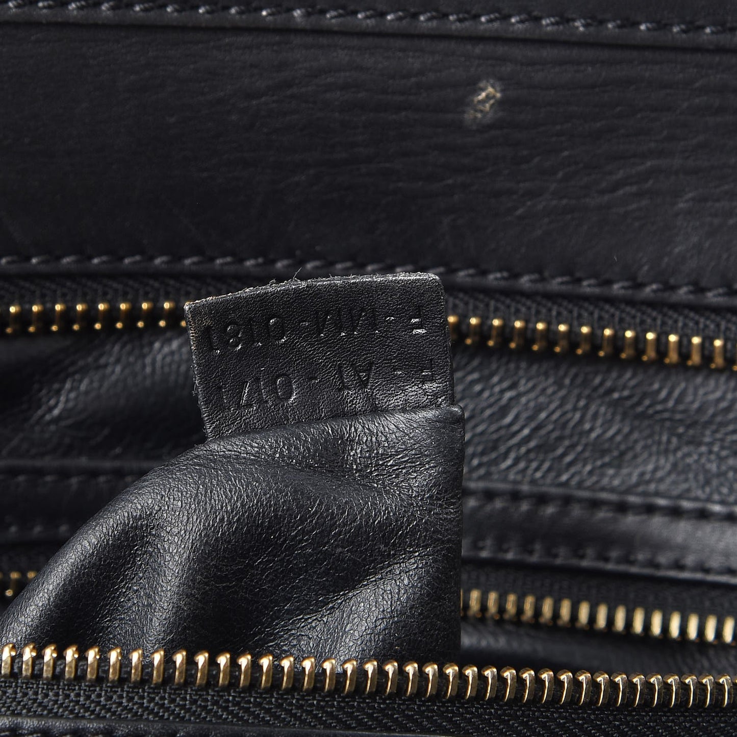 Smooth Calfskin Mini Bi-Color Luggage Forest Black