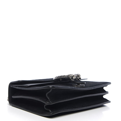 Gucci Suede Small Dionysus Shoulder Bag Black 3 of 9