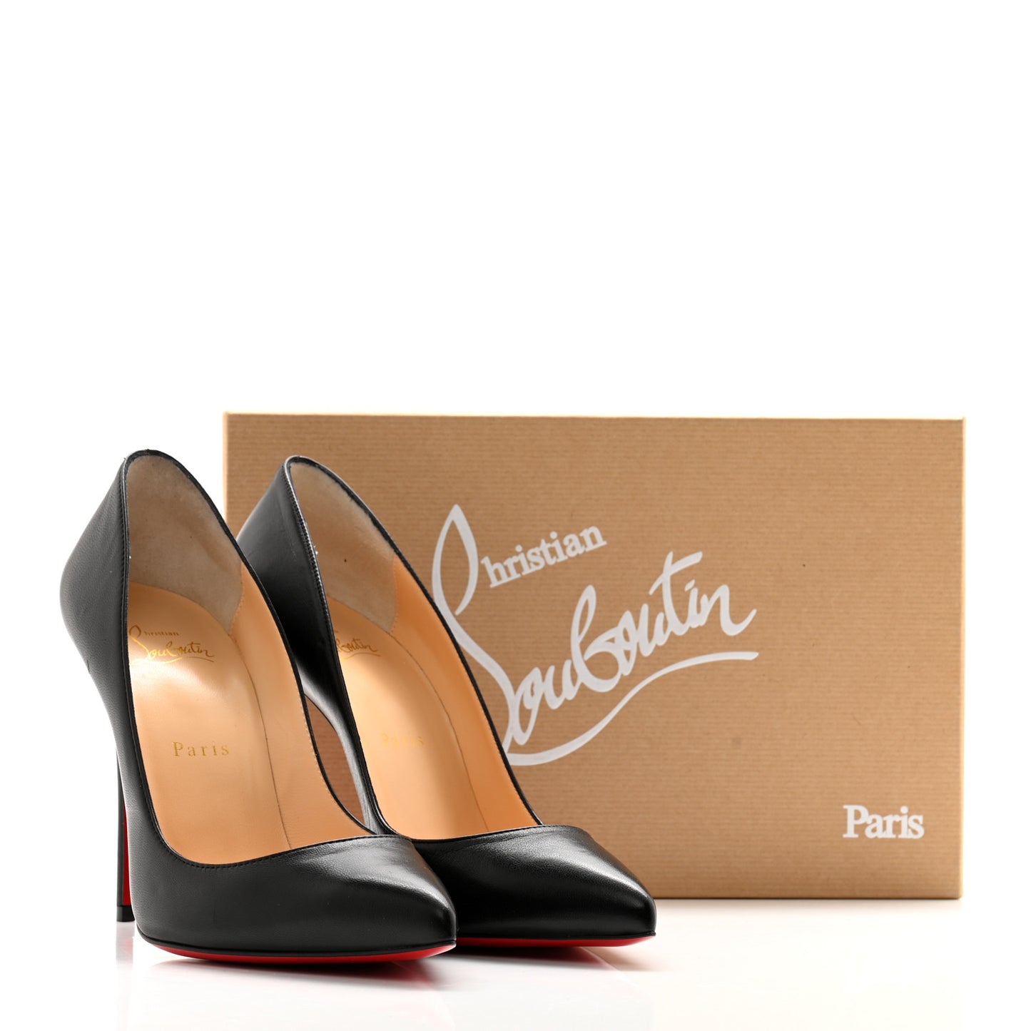 Shiny Nappa Pigalle Follies 100 Pumps 39.5 Black