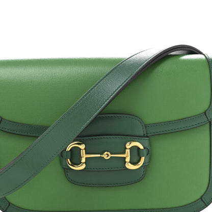 Gucci Azalea Calfskin Horsebit 1955 Shoulder Bag New Shamarock Emerald 8 of 13