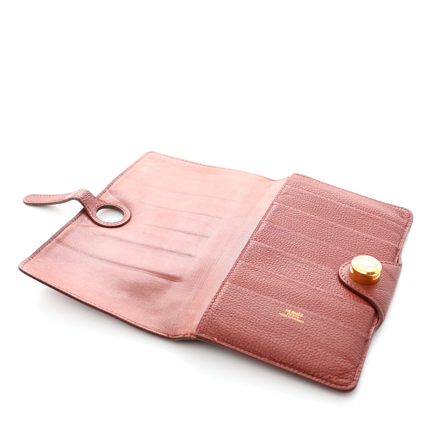 Hermes Evergrain Dogon Wallet Havane 11 of 13