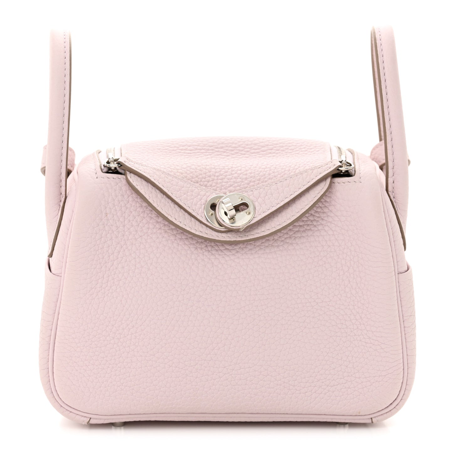 Taurillon Clemence Verso Mini Lindy 20 Mauve Pale Mushroom