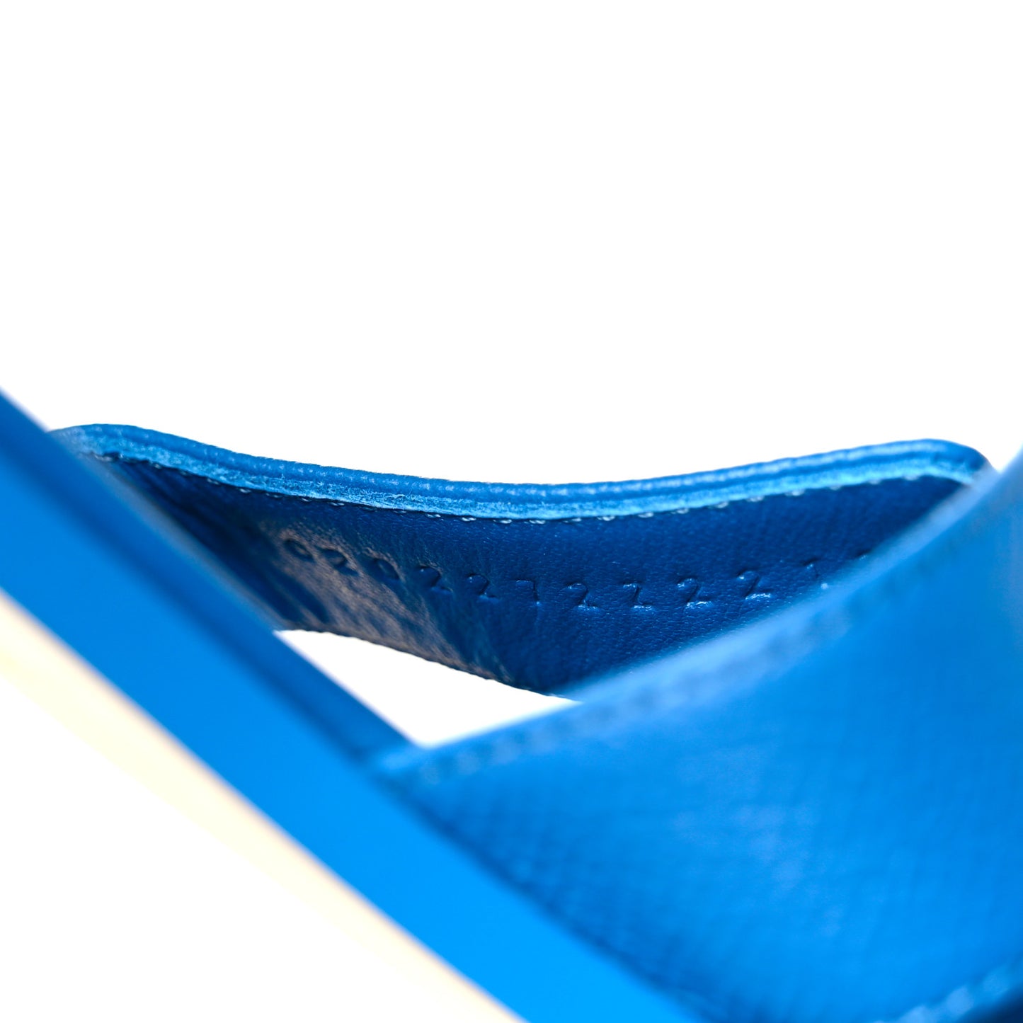 Epsom Oran Sandals 40 Bleu Bleuet