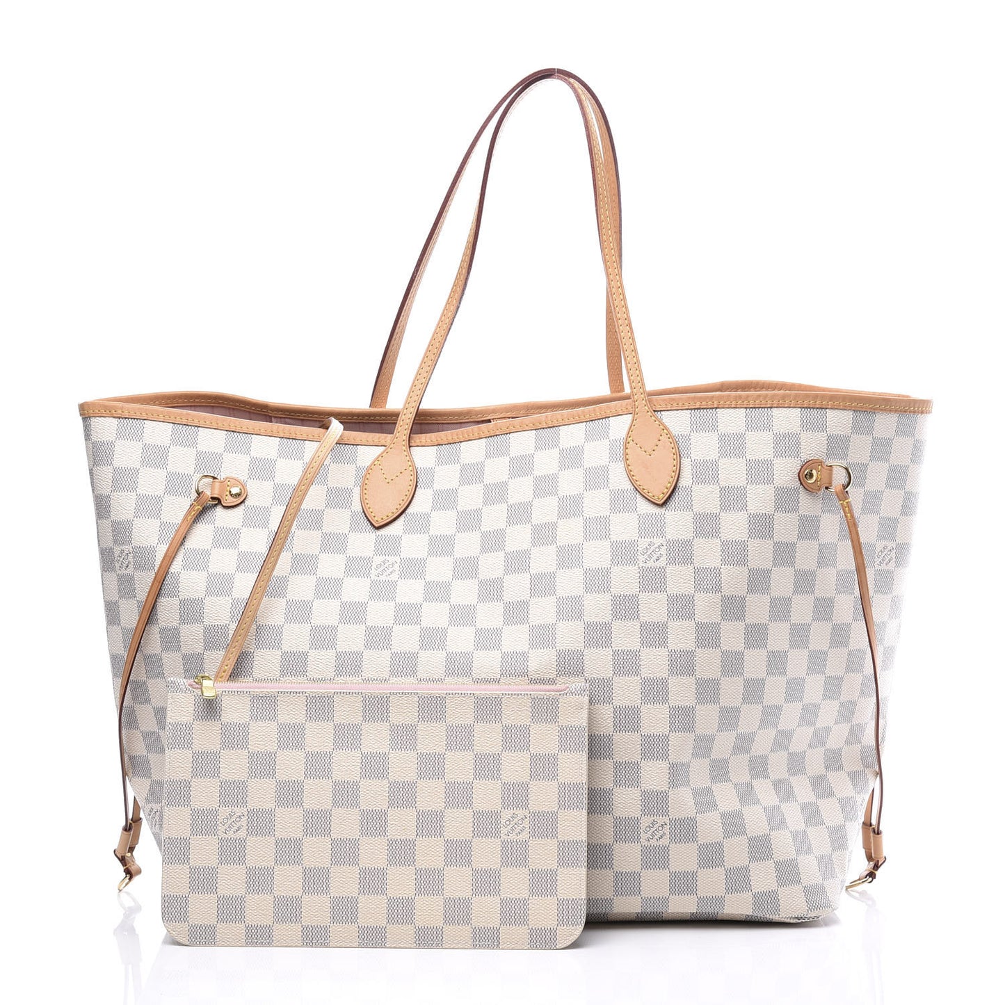 Damier Azur Neo Neverfull GM Rose Ballerine
