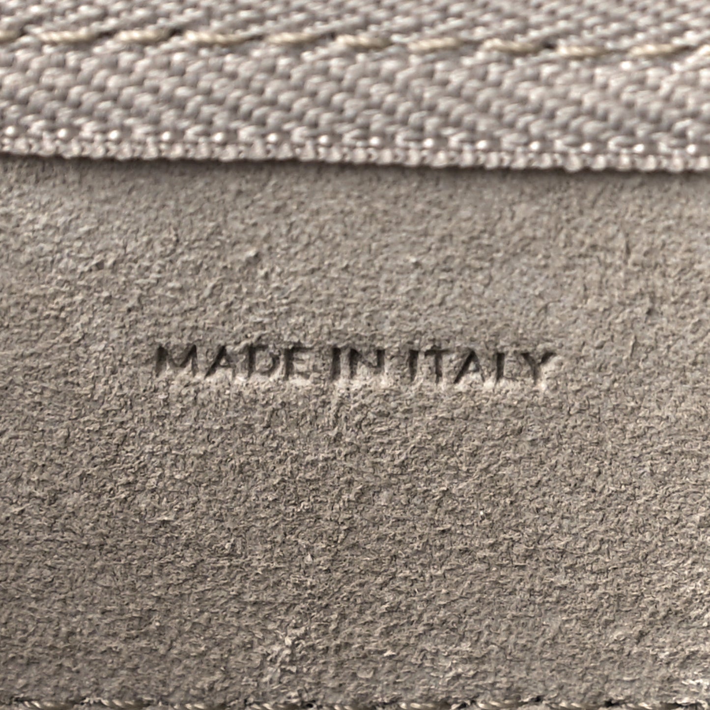 Grained Calfskin Nano Belt Bag Light Taupe