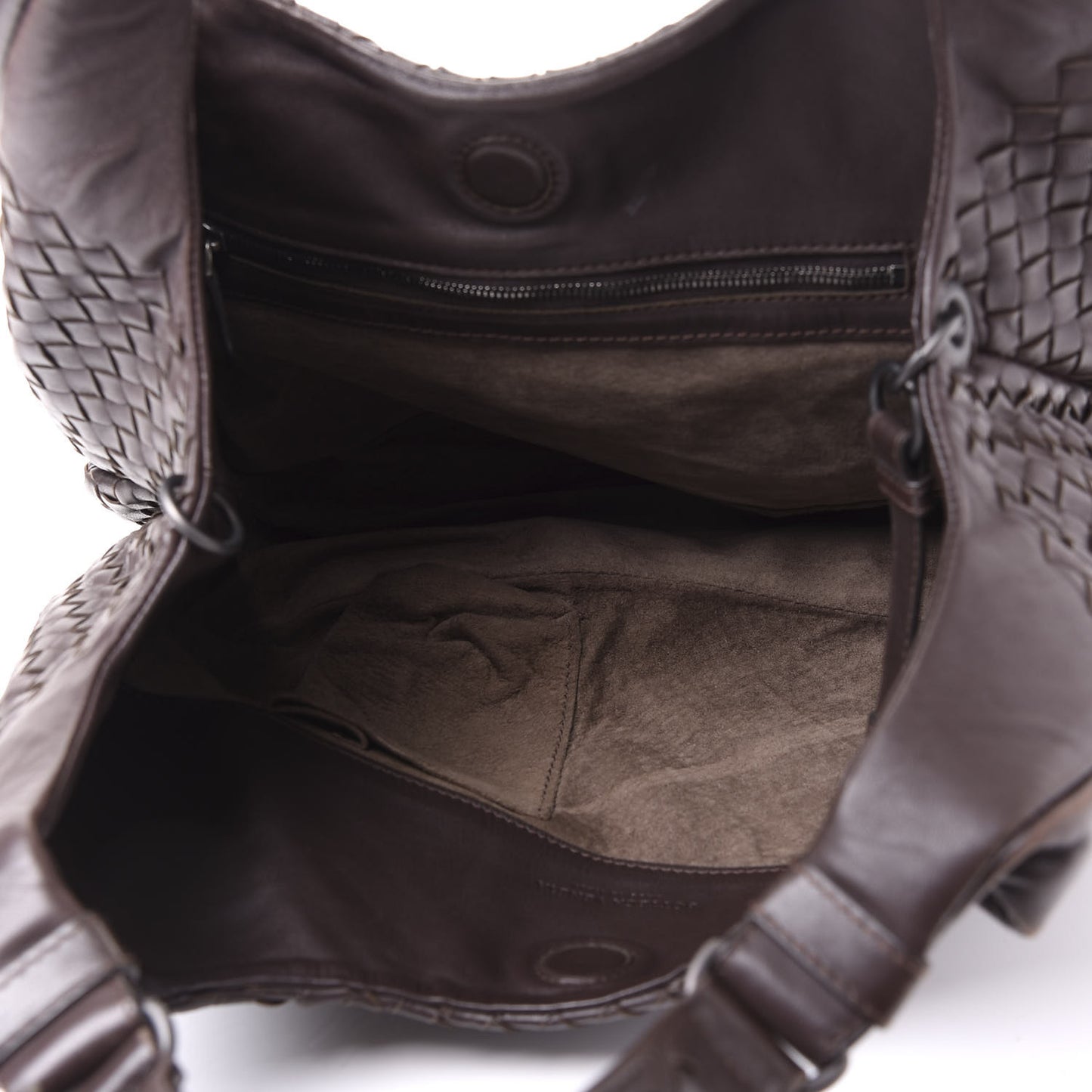 Nappa Intrecciato Medium Campana Ebano