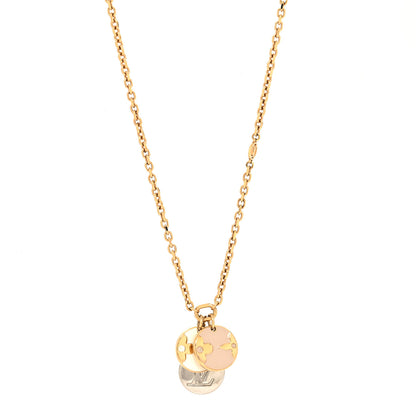Louis Vuitton Monogram Charms Necklace Gold 1 of 6